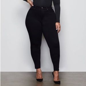 Good American Black Good Waist Jeans